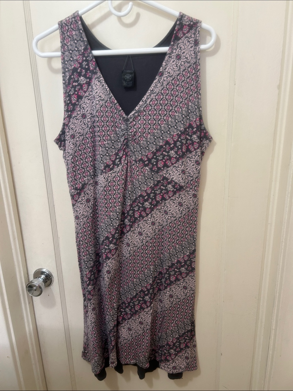 Gaiam purple reversible dress